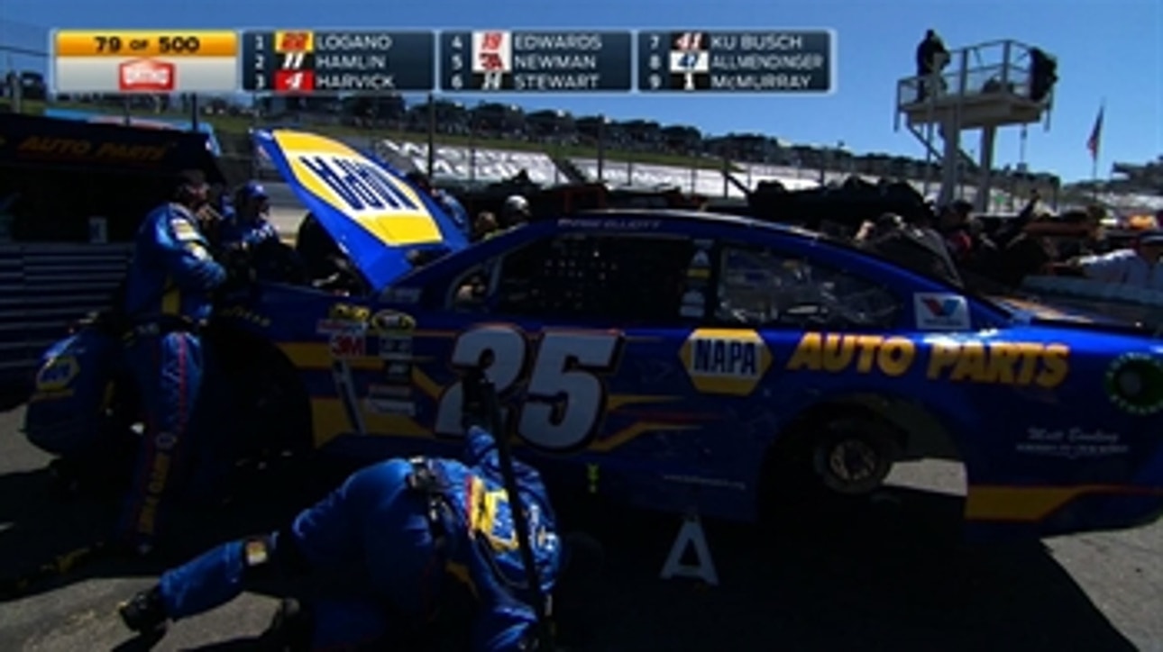 CUP: Chase Elliott to Garage in Debut - Martinsville 2015