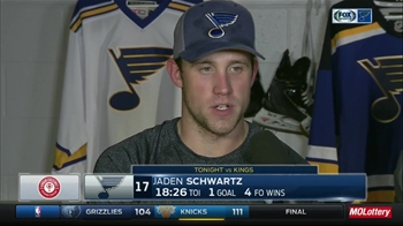 Schwartz thinks Blues are close to breaking out of scoring slump