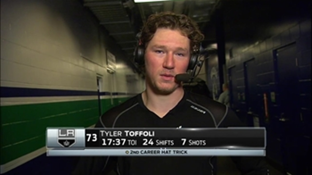 Tyler Toffoli after his 3 goal night