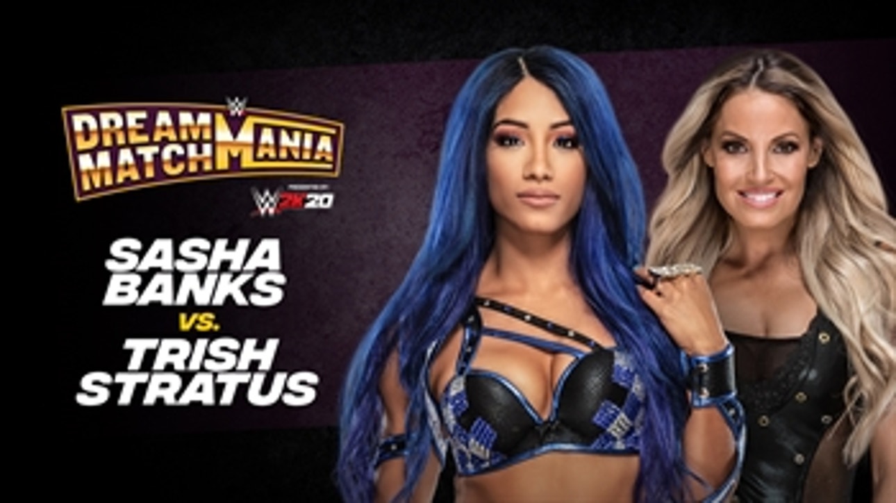 Sasha Banks and Trish Stratus square off during WWE Dream Match Mania