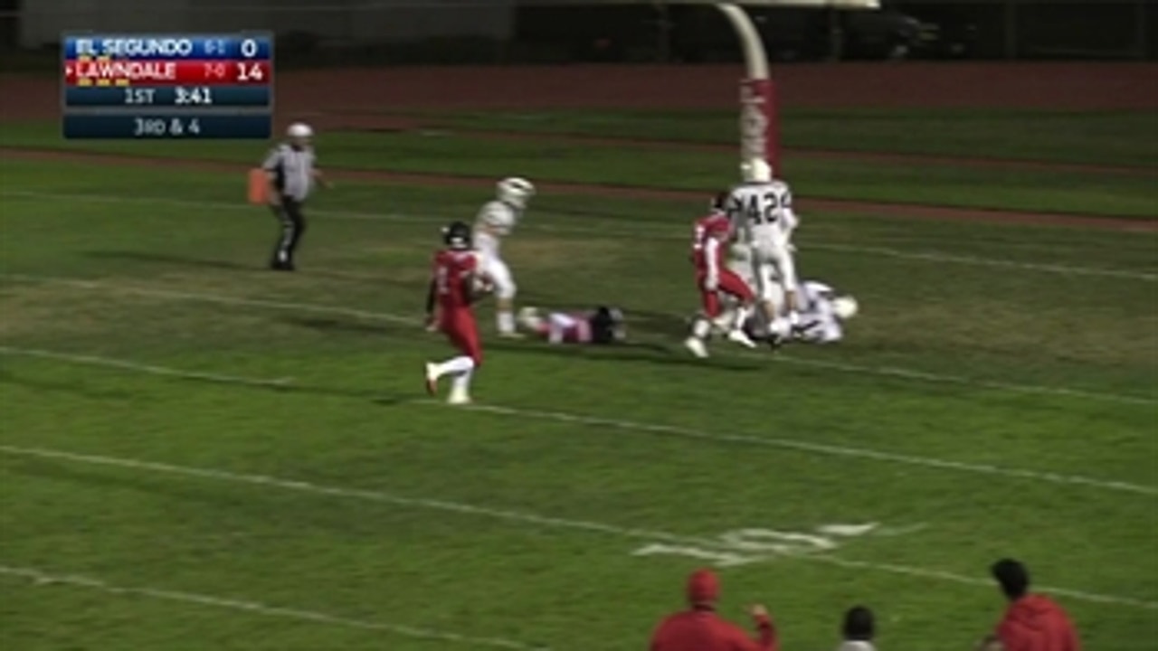 Week 8: Oh no! Fumbled snap and El Segundo recovers in the end zone