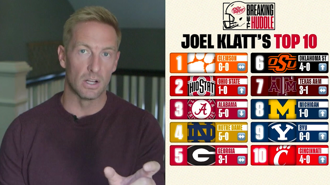 Cincinnati, Michigan join Joel Klatt's Top 10 ' Breaking the Huddle with Joel Klatt