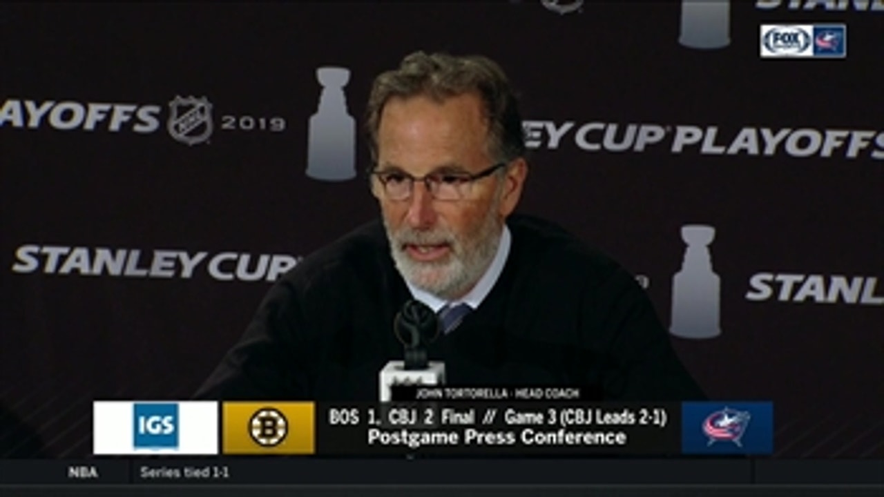 John Tortorella on Marchand punch: 'I don't need to give any thoughts on that'