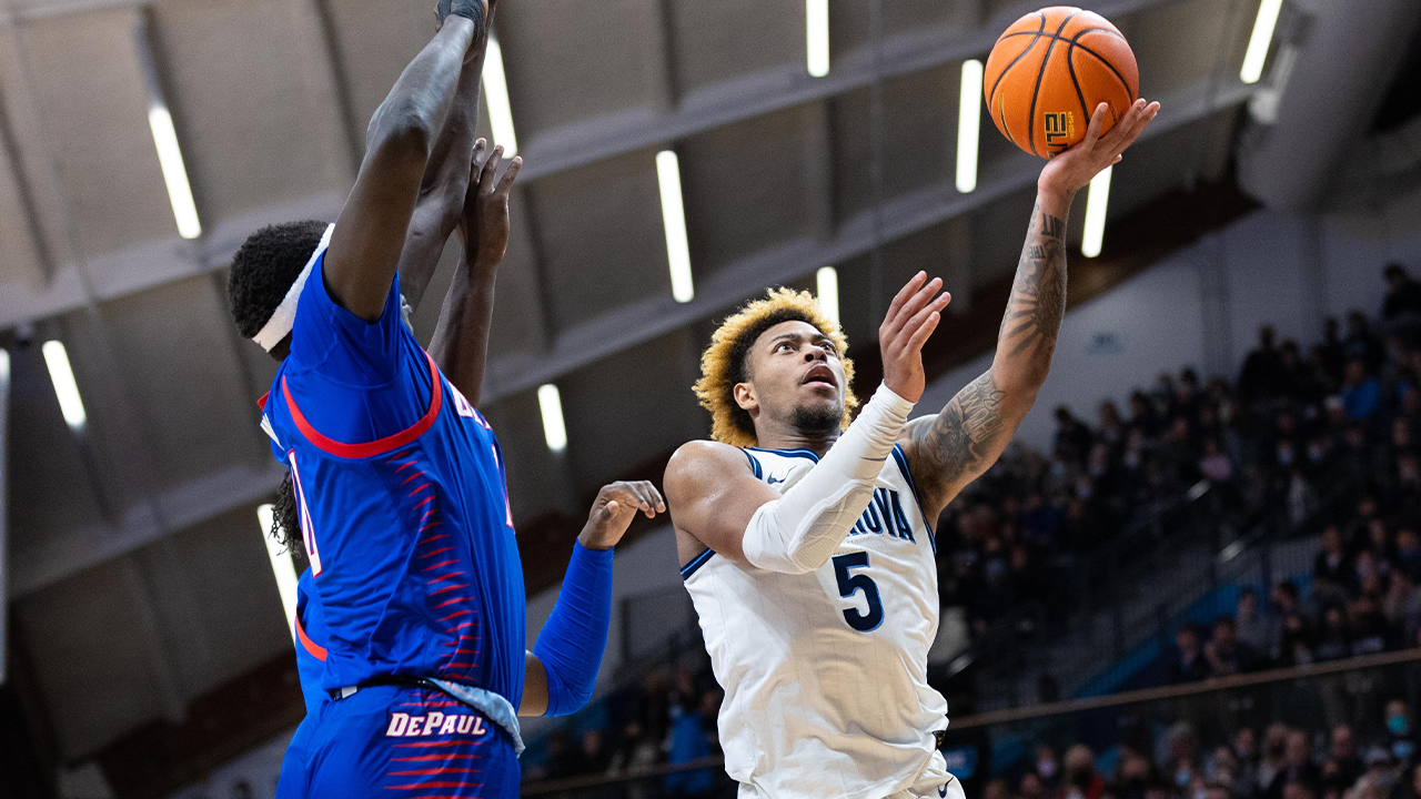 No. 14 Villanova gets 8th conference win, handles DePaul 67-43