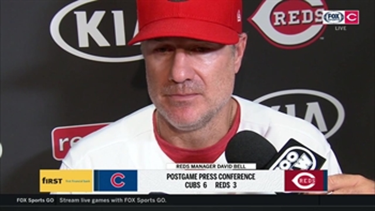 David Bell is still proud of his team with series split against the Cubs