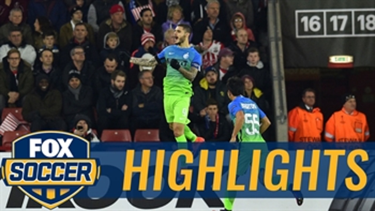 Mauro Icardi puts Inter in front vs. Southampton ' 2016-17 UEFA Europa League Highlights