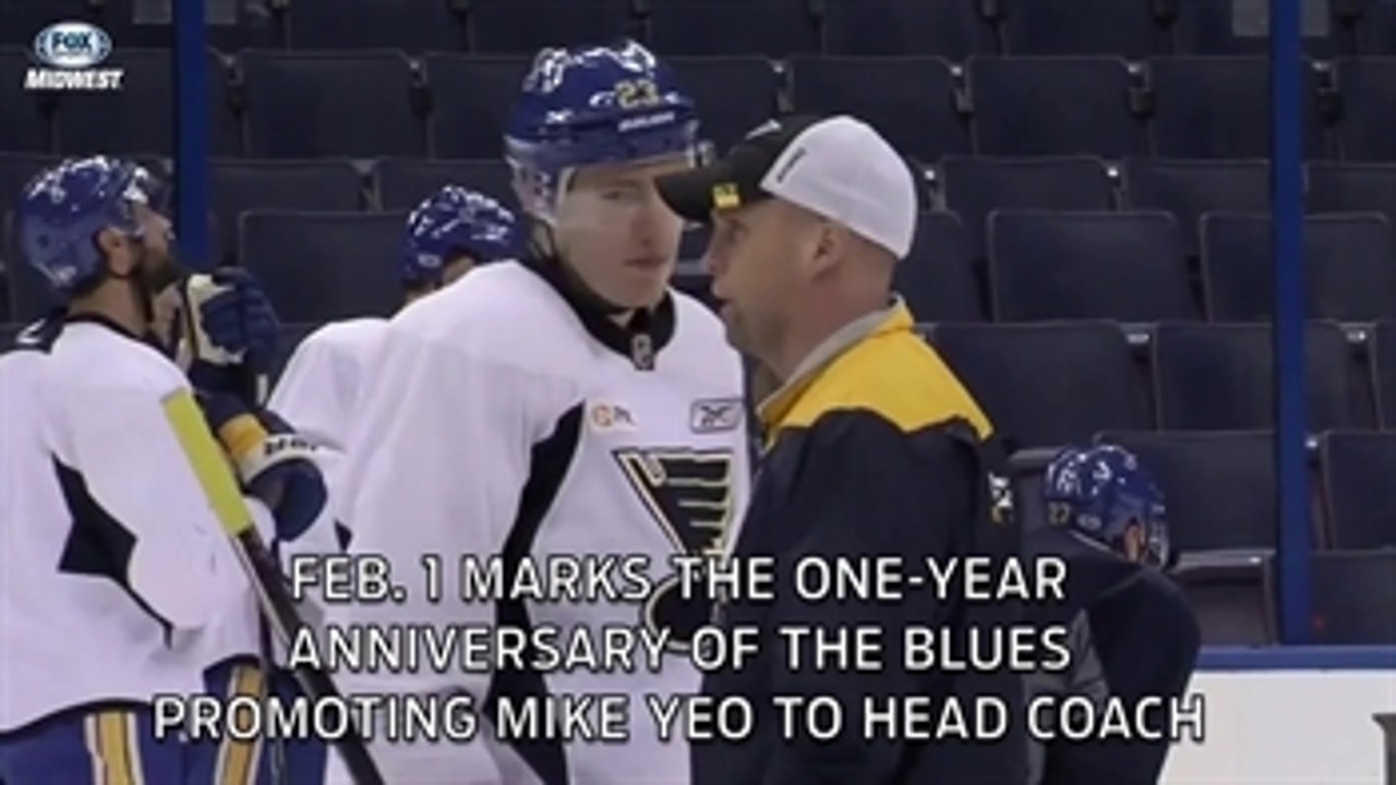 Mike Yeo has had an impressive first year as Blues coach