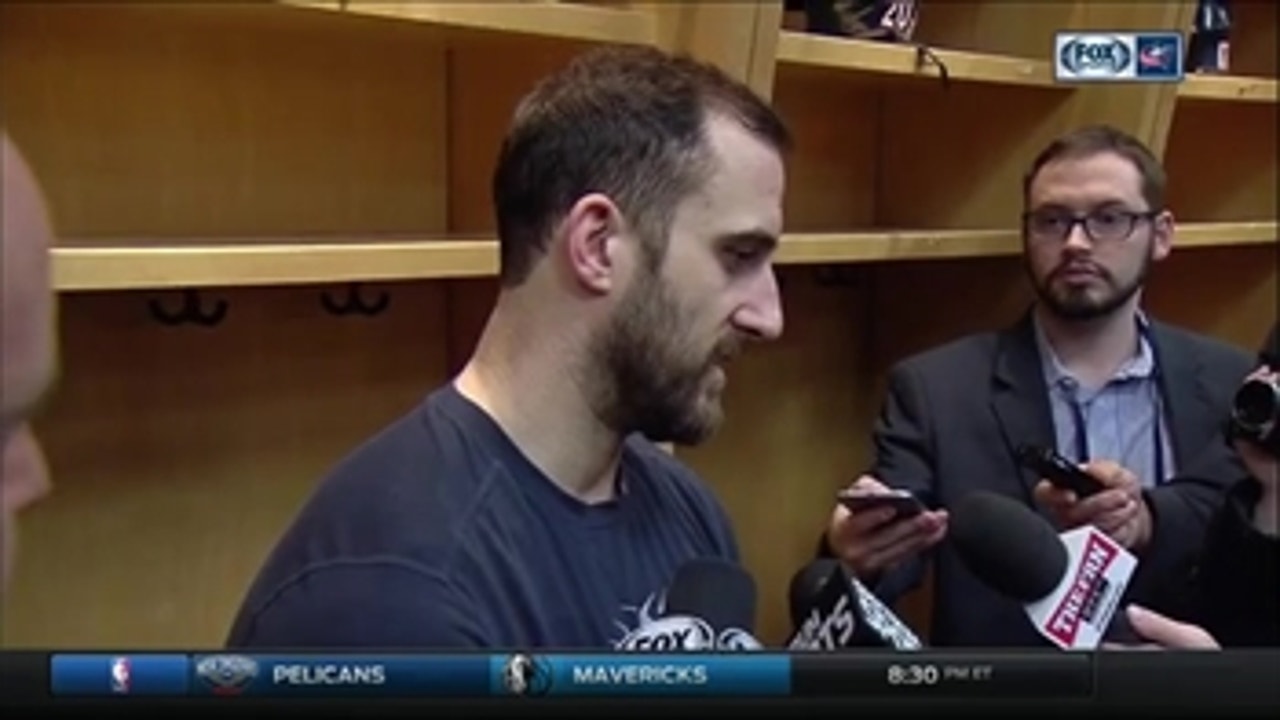 The Blue Jackets captain sums up their impressive night
