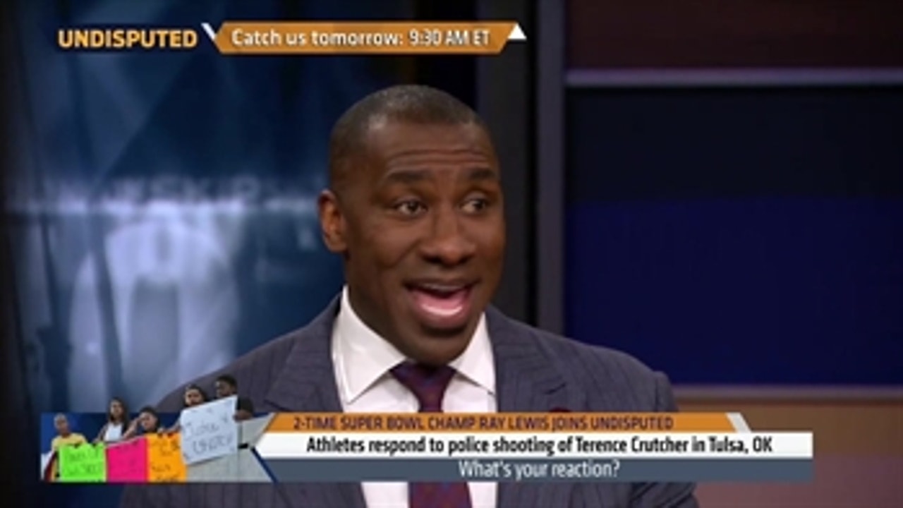 Shannon Sharpe and Ray Lewis give their thoughts on Tulsa shooting (PART 2) ' UNDISPUTED