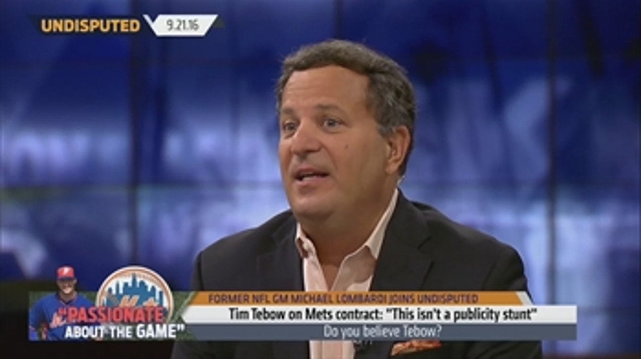 Michael Lombardi on Tim Tebow's 'publicity stunt'  ' UNDISPUTED