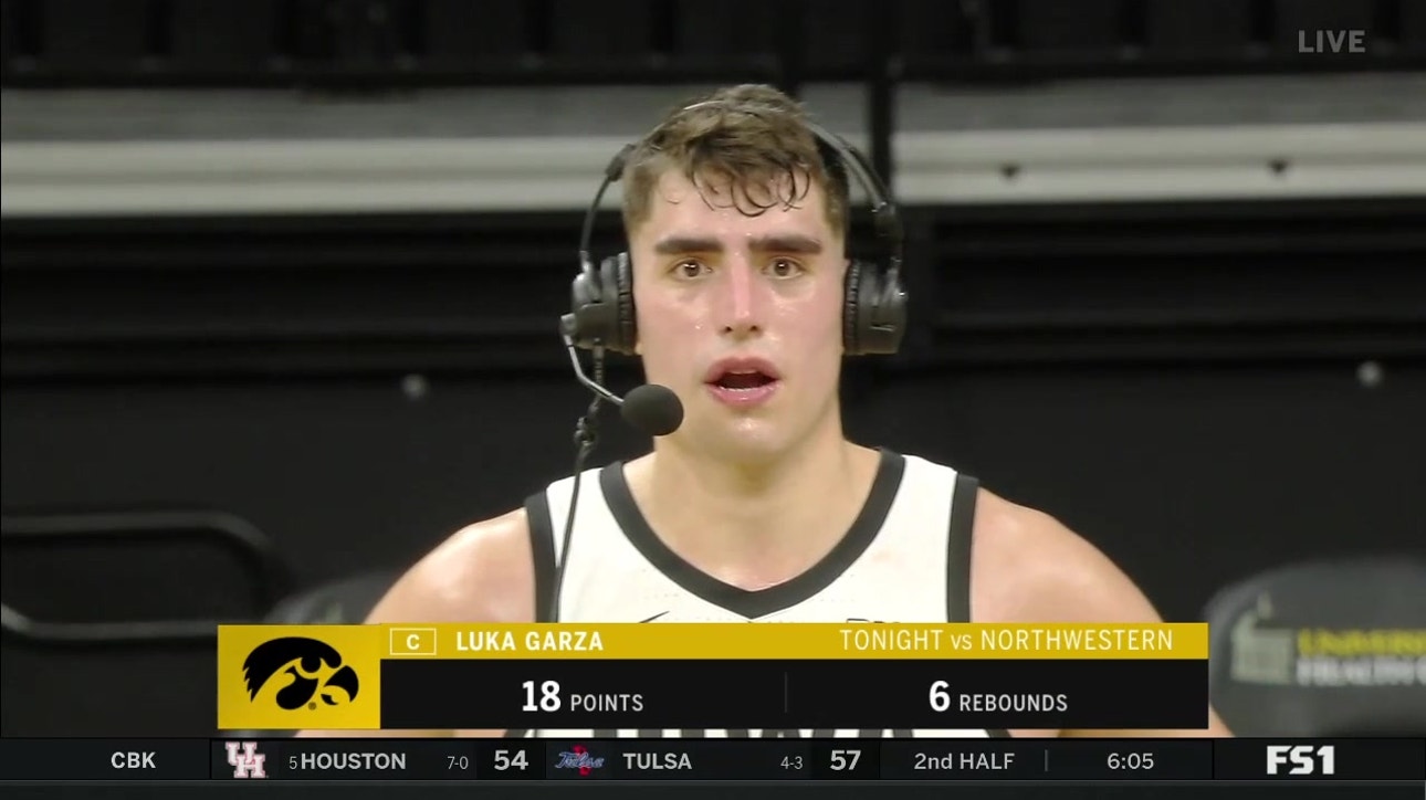 Luka Garza joins CBB on FOX crew after seeing his 20-point streak come to an end