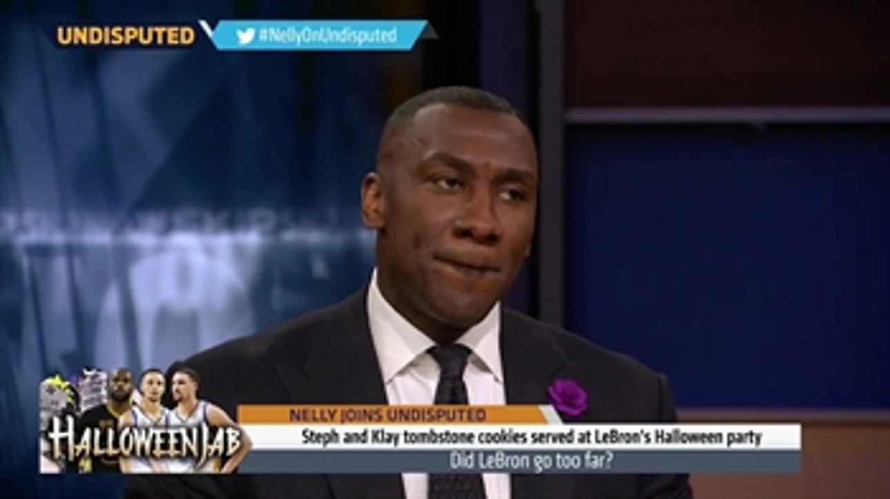 LeBron James served Steph and Klay tombstone cookies - did he go too far? | UNDISPUTED