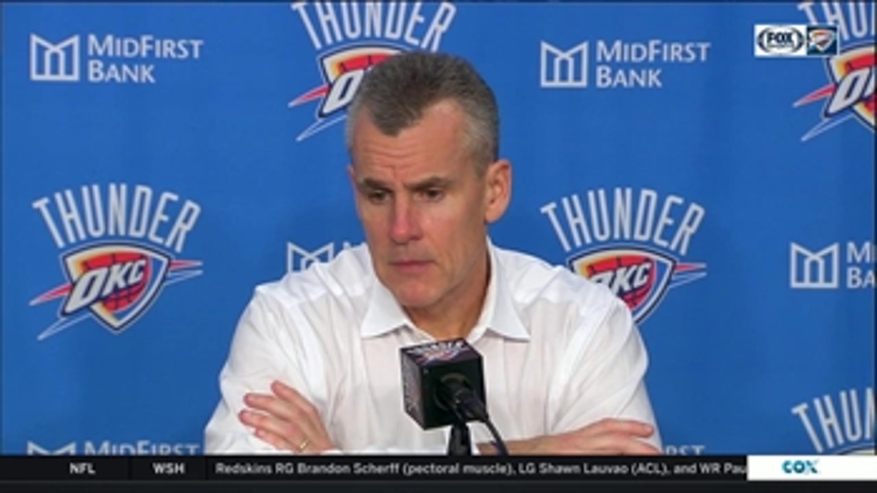 Billy Donovan on Russell Westbrook's Injury in the win