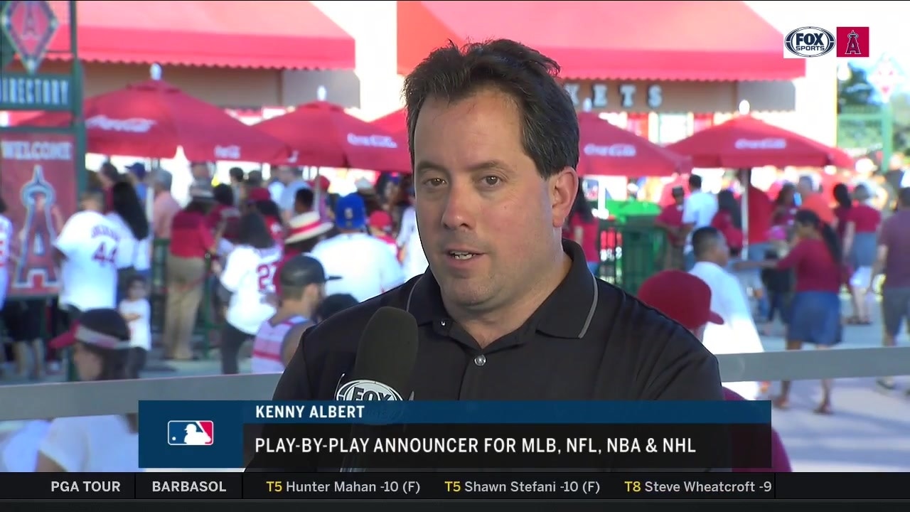 FOX broadcaster Kenny Albert describes juggling different sports, Mike Trout's impact across the league