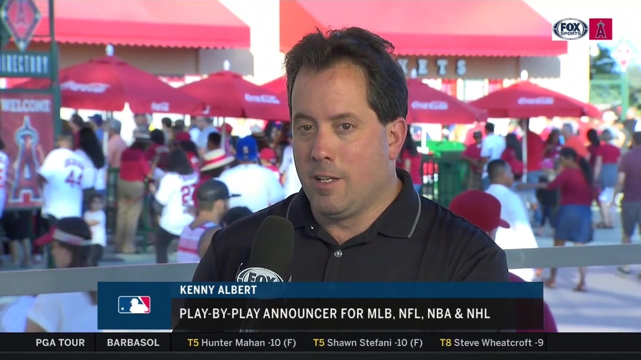 FOX broadcaster Kenny Albert describes juggling different sports, Mike Trout's impact across the league
