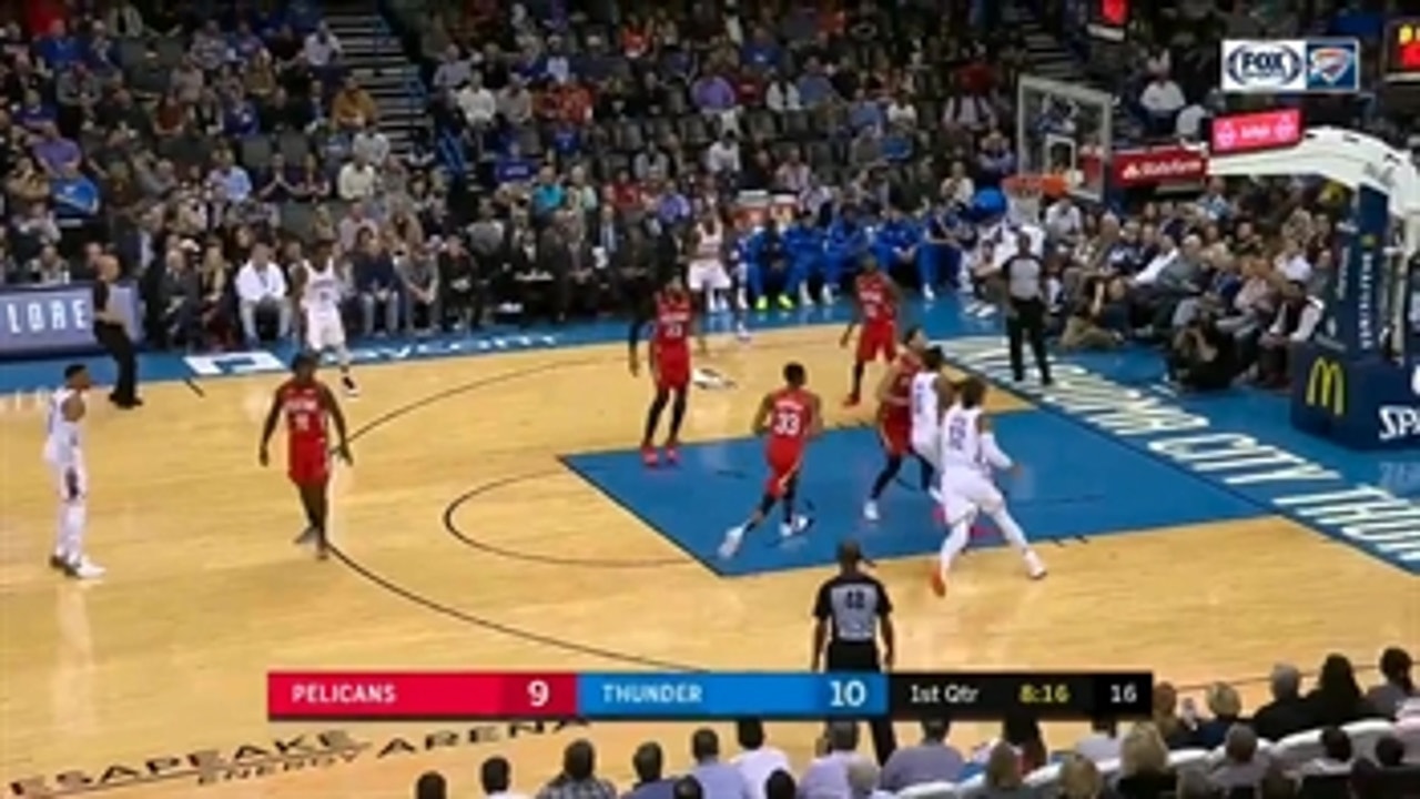 HIGHLIGHTS: Paul George, Dennis Schroder Lead Thunder Past Pelicans