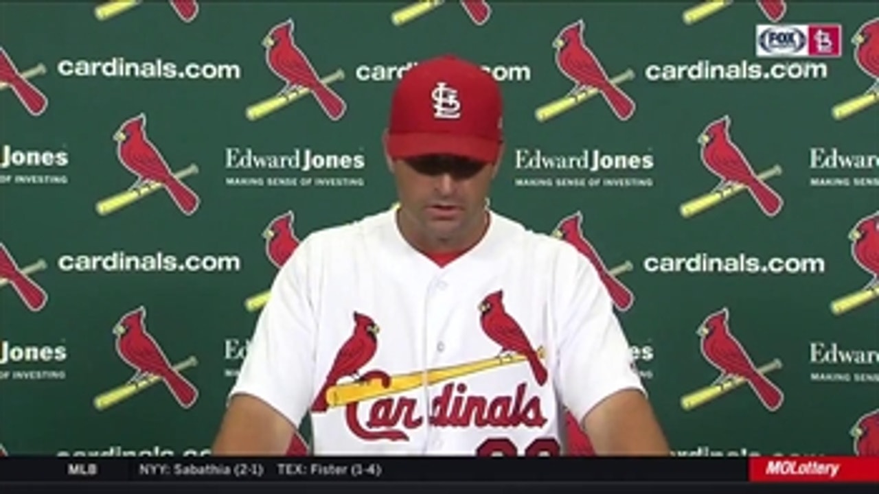Matheny explains Ozuna's late scratch was result of him oversleeping