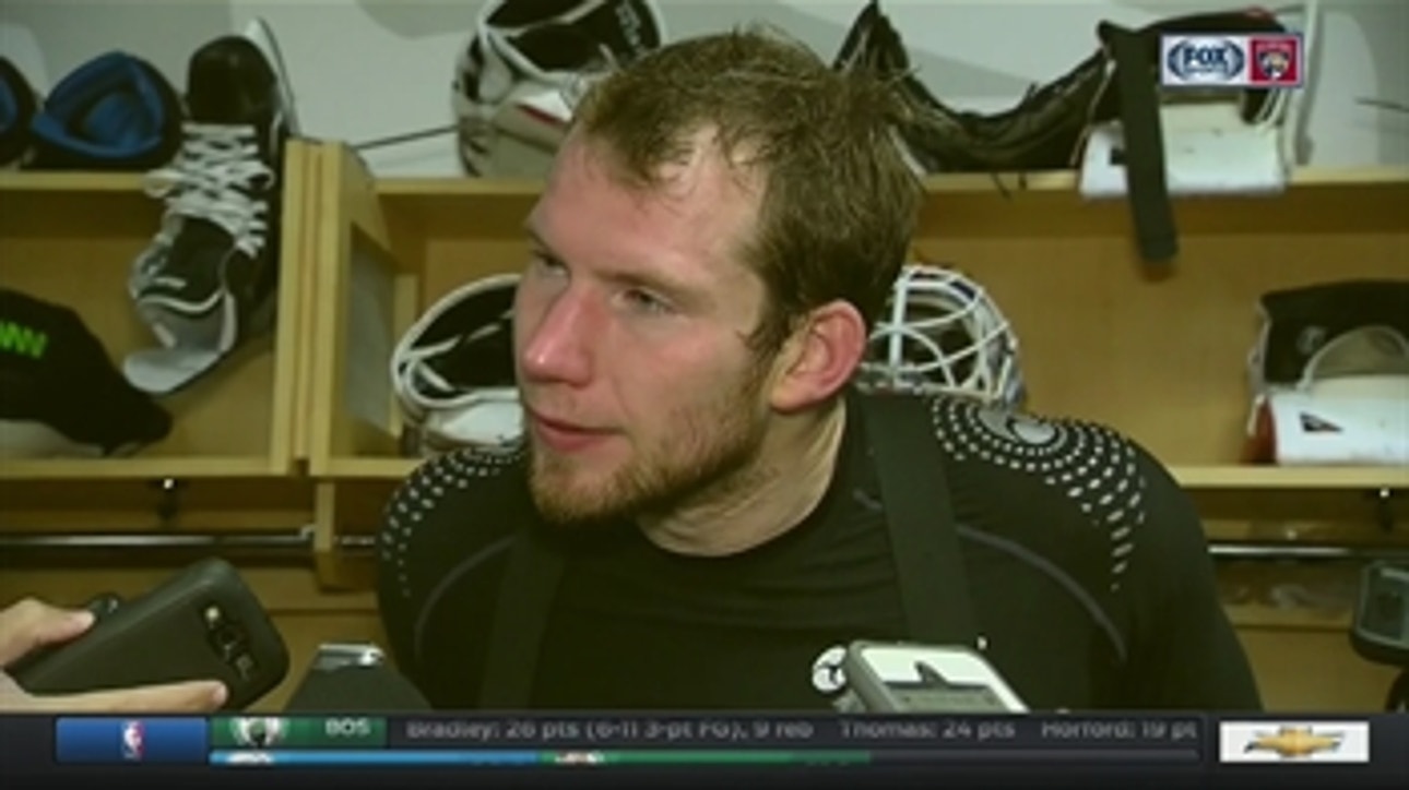 James Reimer on his 26-save effort in win over Nashville