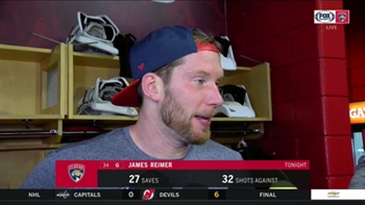 Panthers goalie James Reimer says wins will come