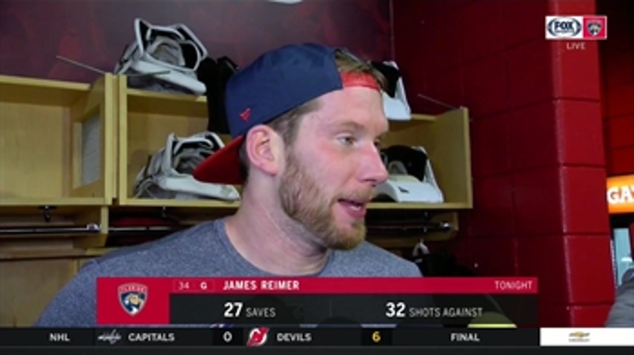 Panthers goalie James Reimer says wins will come