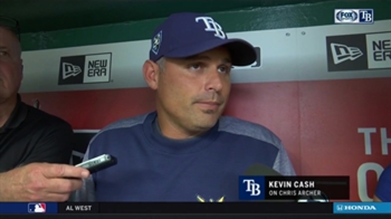 Kevin Cash on RHP Chris Archer's injury