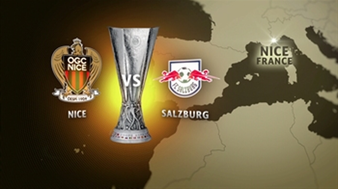 Nice vs. Red Bull Salzburg ' 2016-17 UEFA Europa League Highlights