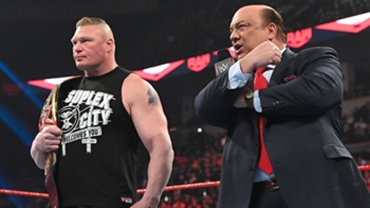 Paul Heyman declares Brock Lesnar owes Ricochet a beating: Raw, Feb. 24, 2020