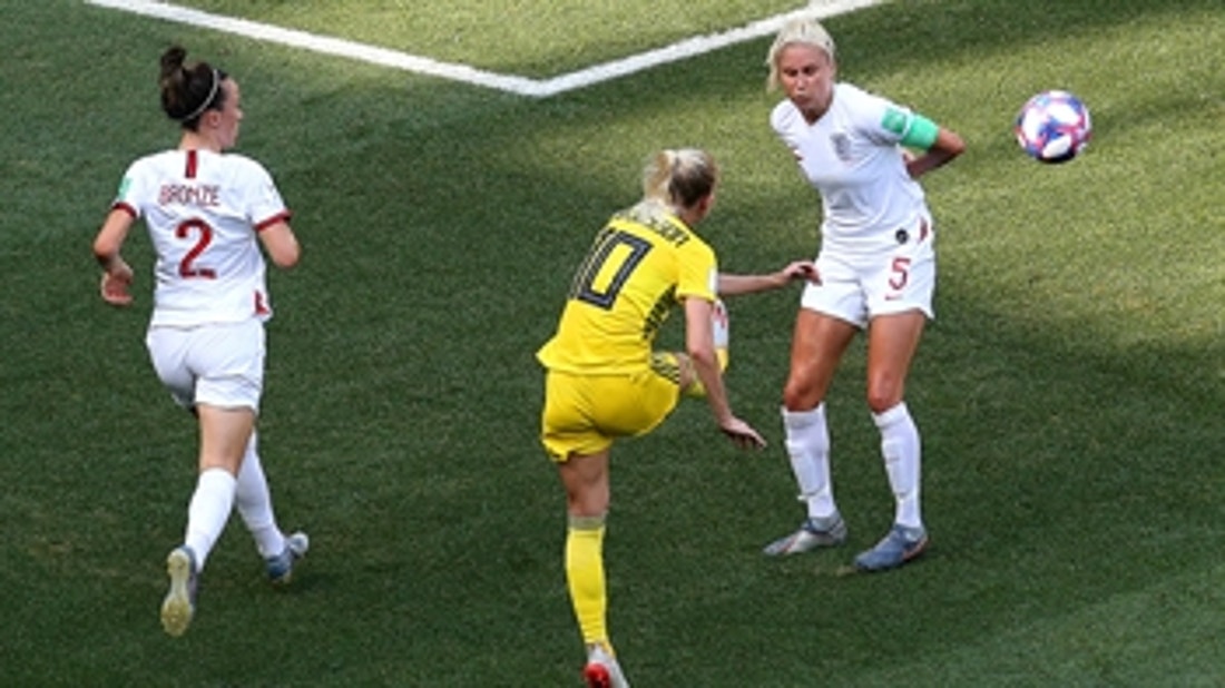 Sweden's Jakobsson doubles the early lead vs. England ' 2019 FIFA Women's World Cup™