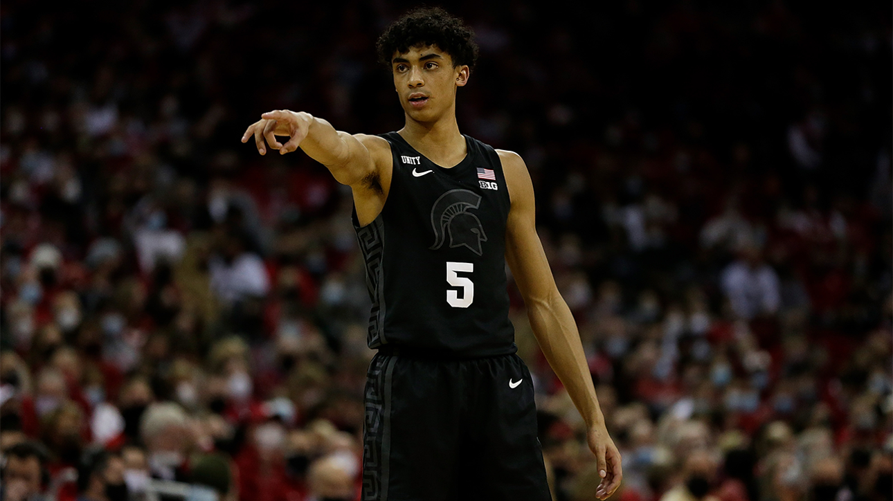 Four Spartans score in double figures as No. 14 Michigan State upsets No. 8 Wisconsin, 86-74