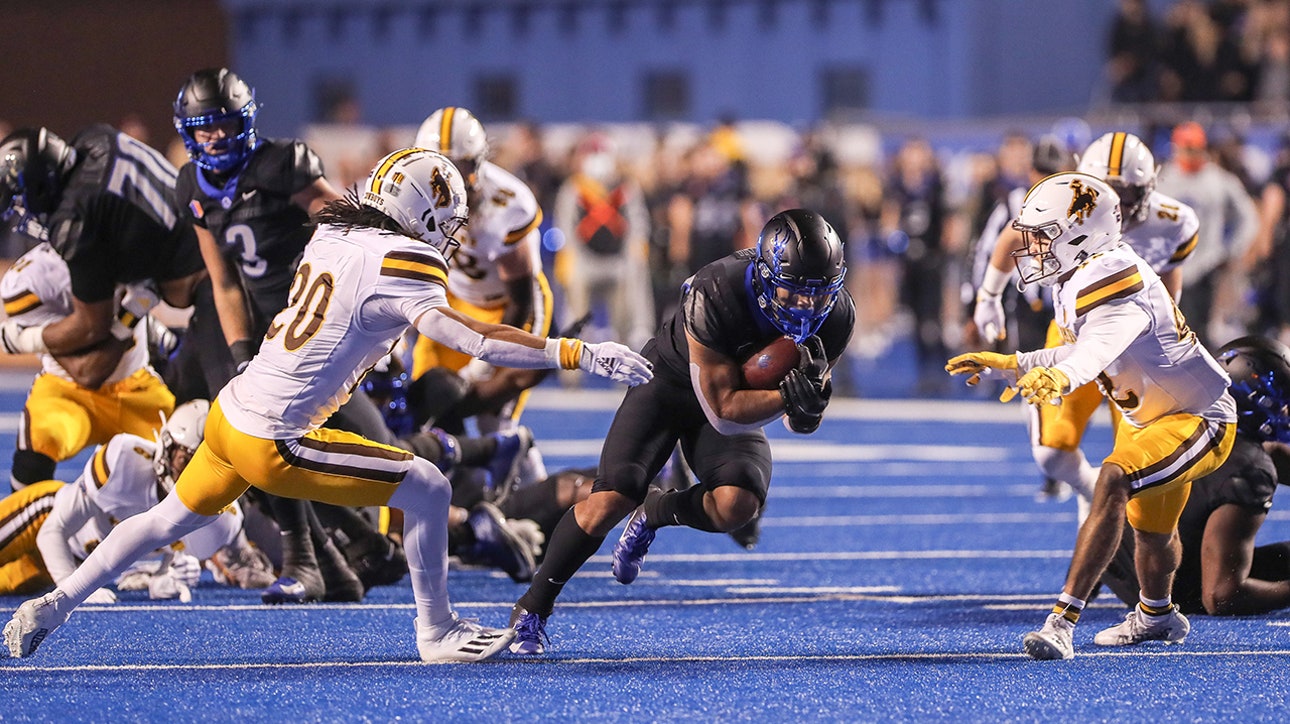 Boise State's 163 rushing yards help Broncos to 23-13 win over Wyoming