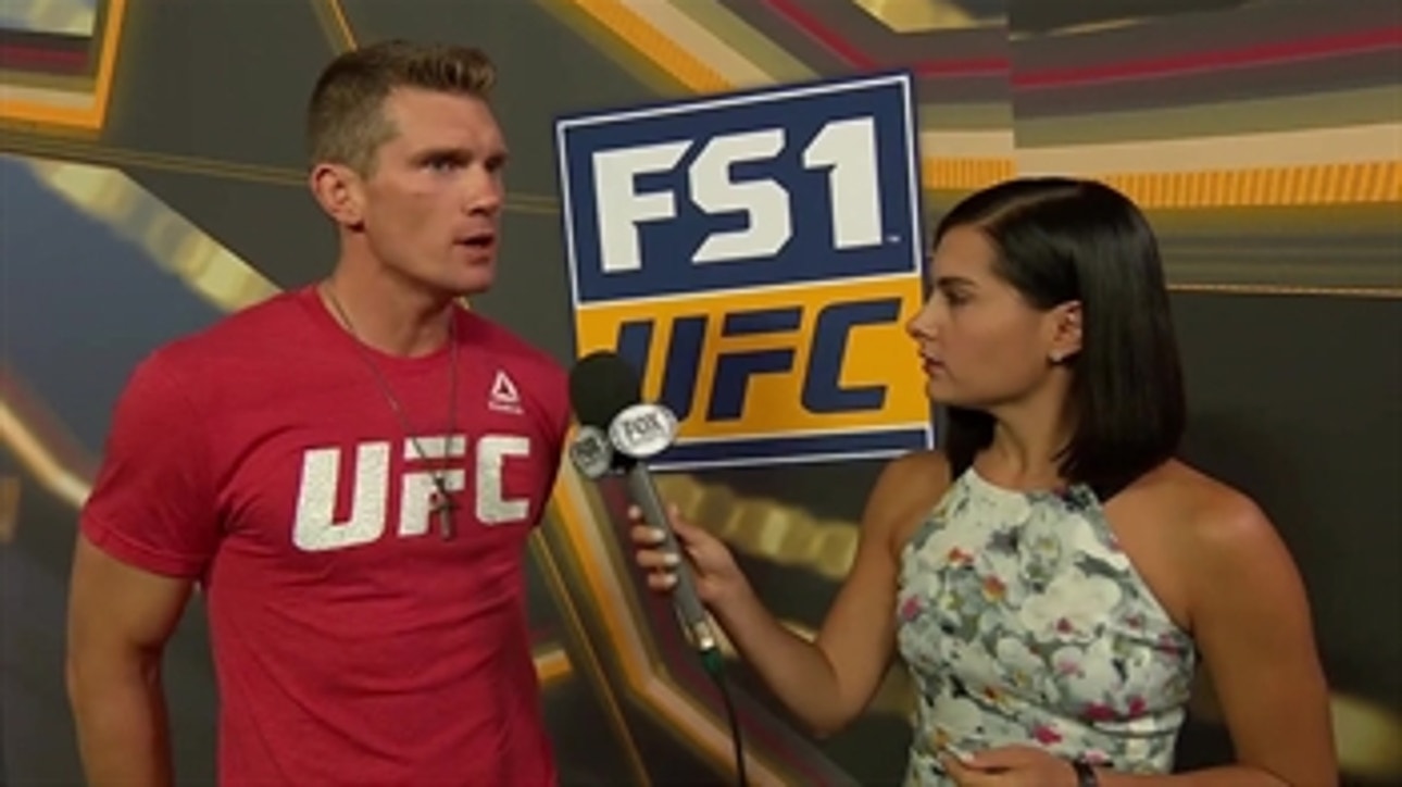 Stephen 'Wonderboy' Thompson talks to Megan Olivi ' INTERVIEW ' WEIGH-INS ' UFC FIGHT NIGHT