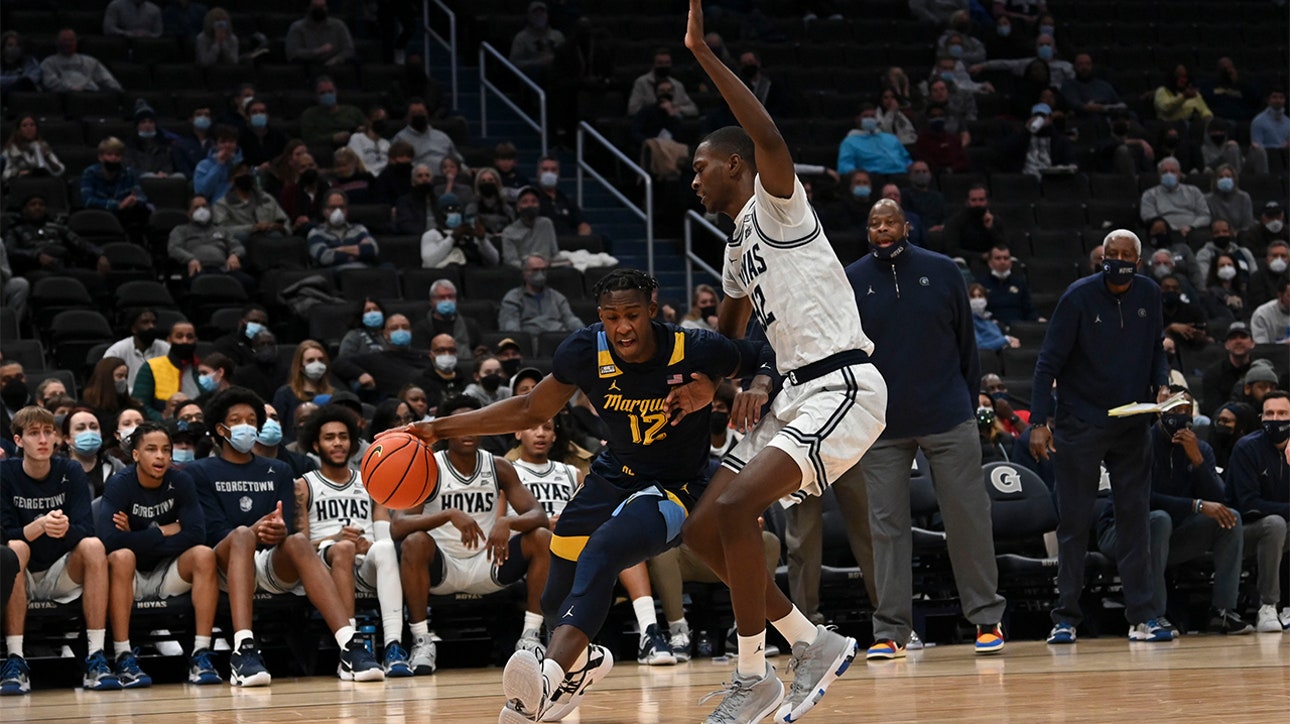 Olivier-Maxence Prosper finishes with 22 points and five rebounds as Marquette dismantle Georgetown in 92-64 victory