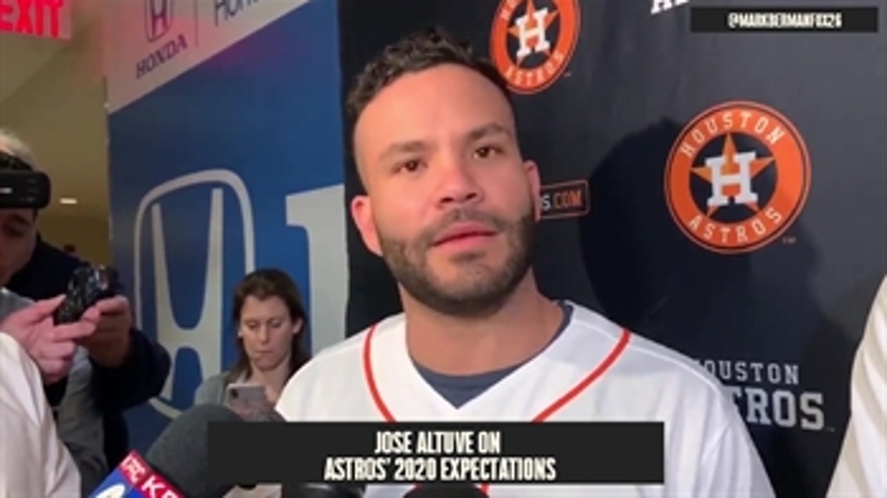 Jose Altuve addresses Astros controversy: 'We're gonna be in the World Series again' in 2020
