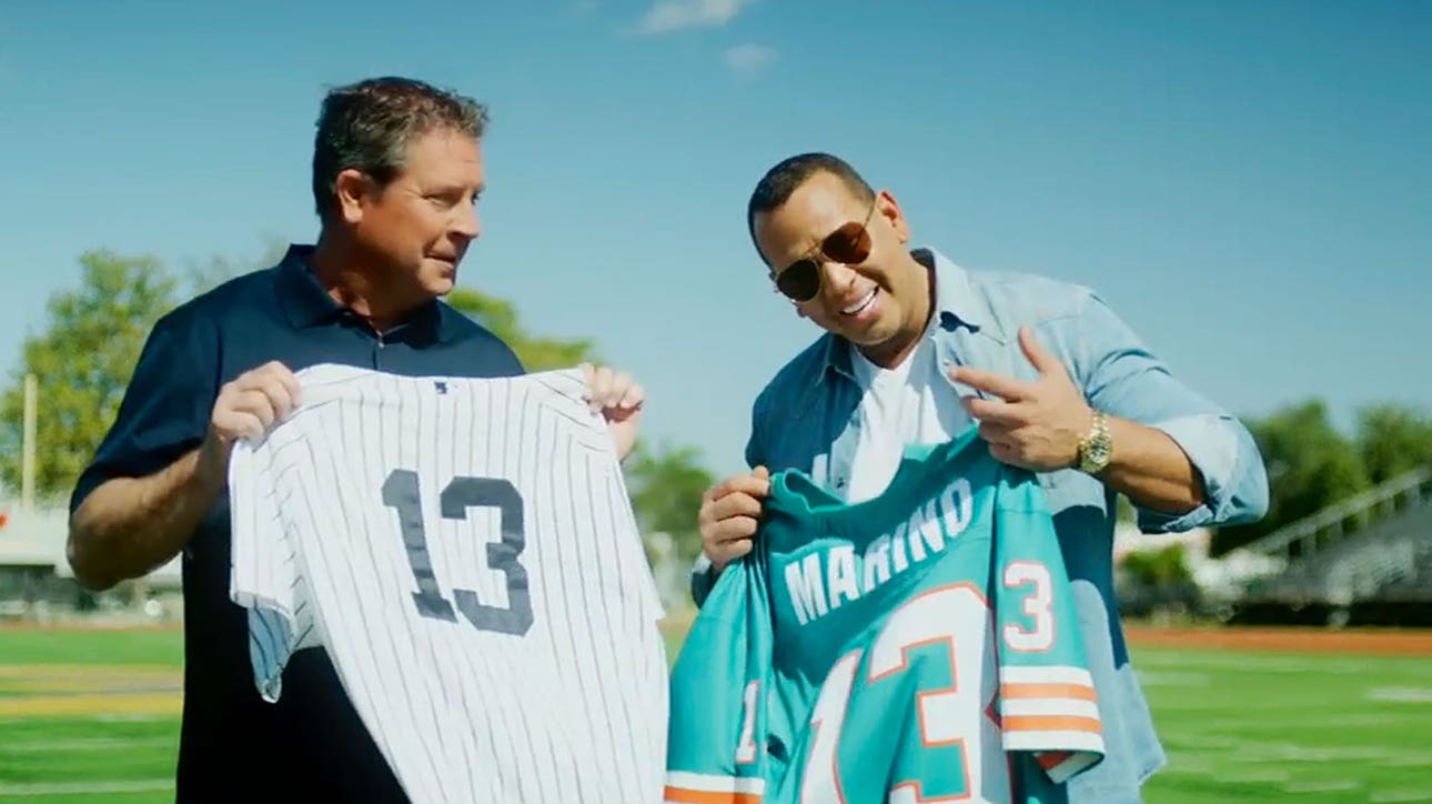 A-Rod on meeting Dan Marino for the first time, playing football, more