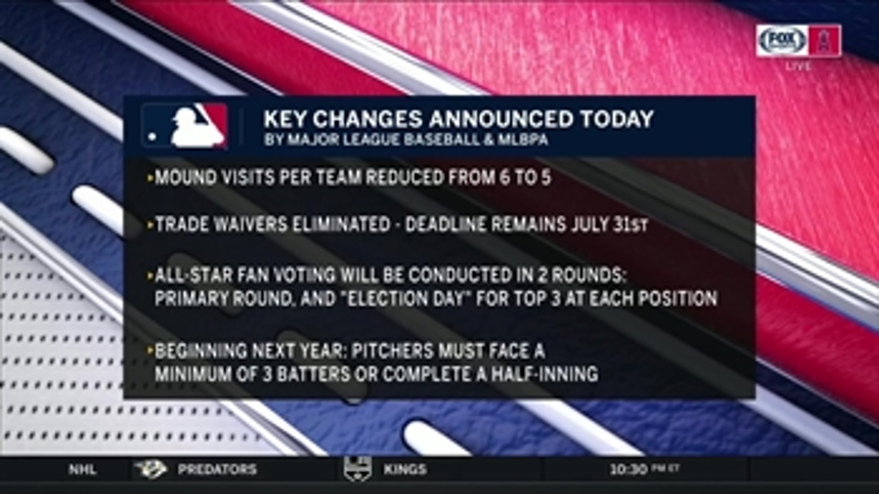 MLB rule changes bring mixed reviews