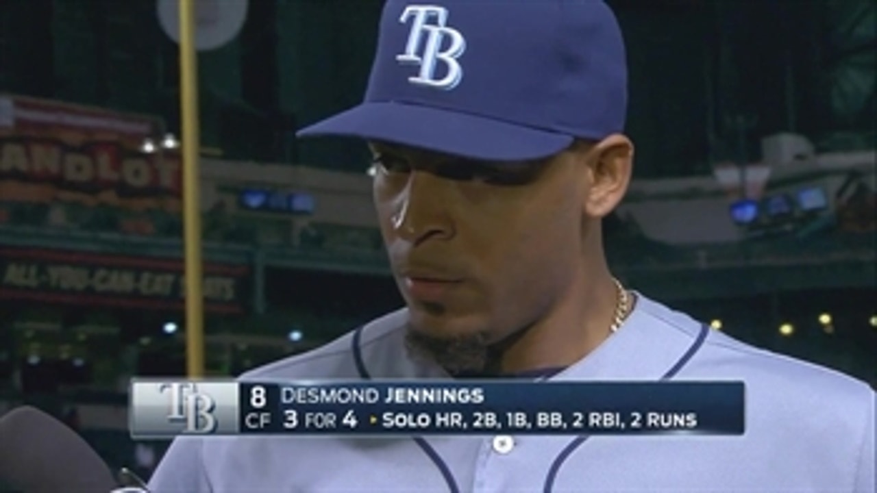 Desmond Jennings on his three-hit night