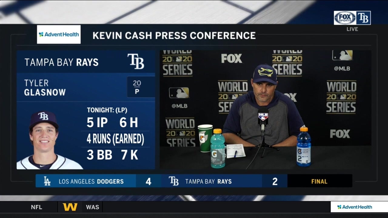 Kevin Cash breaks down Rays' Game 5 World Series loss to Dodgers