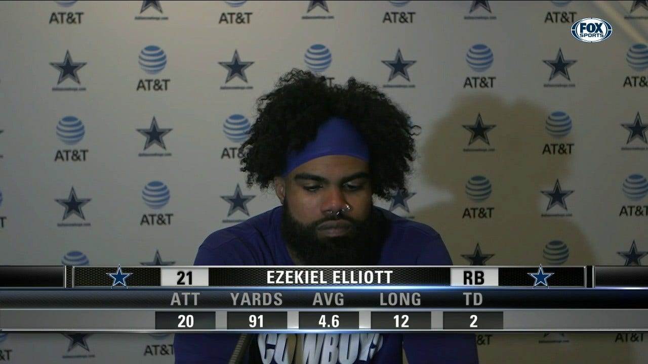 Ezekiel Elliott on Dak: 'We're going to go play for him' ' Cowboys Game Night