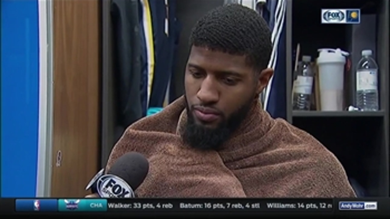 PG on Pacers' playoff push: 'One game at a time'