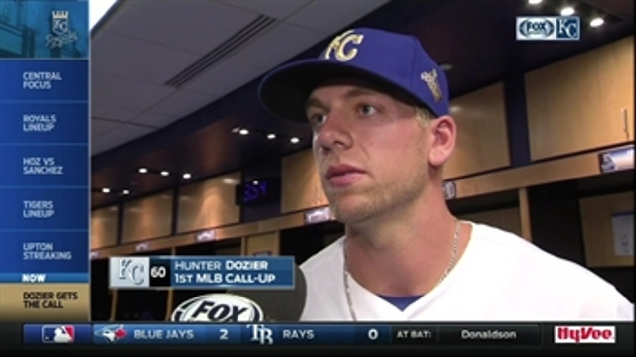 Hunter Dozier, Royals' 2013 1st round pick, gets called up to the big leagues