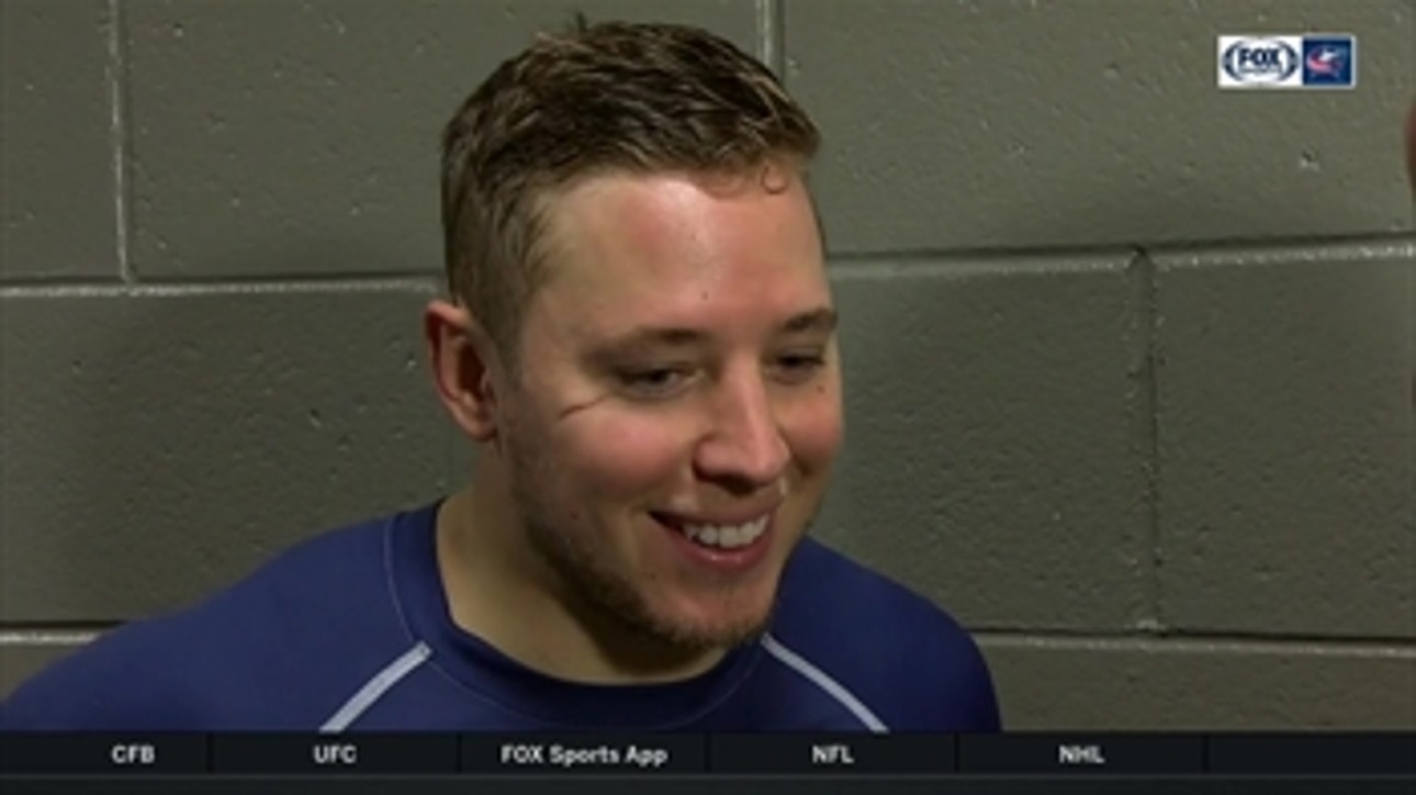 Cam Atkinson relives his game-winning goal in Blue Jackets' resilient victory