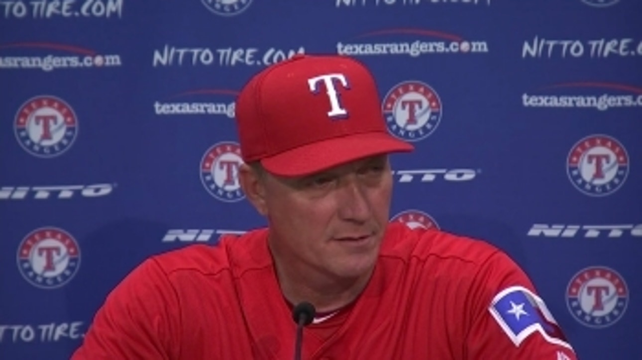 Jeff Banister on another quality start from Darvish in loss
