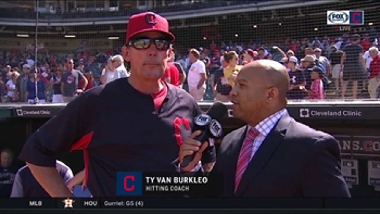Andre catches up with hitting coach Ty Van Burkleo to talk hot bats