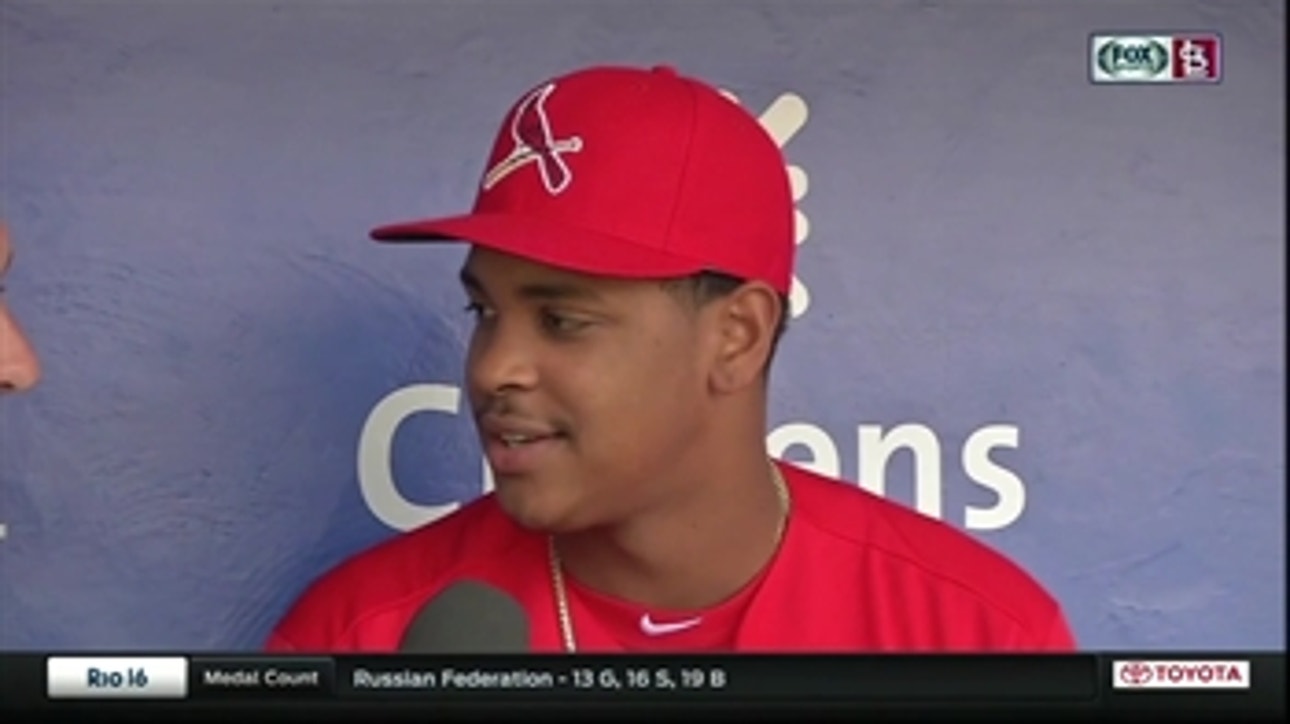 Cardinals rookie Alex Reyes talks about the road trip to Philadelphia, near his hometown