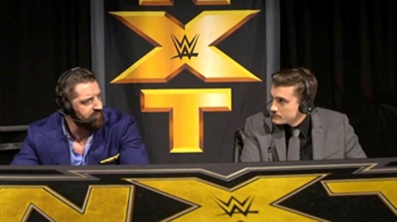Wade Barrett settles in at the commentary table: WWE Network Exclusive, Aug. 26, 2020