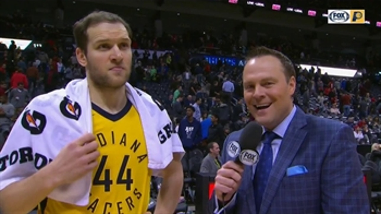 Bogdanovic: 'I had incredible support from all' my Pacers teammates