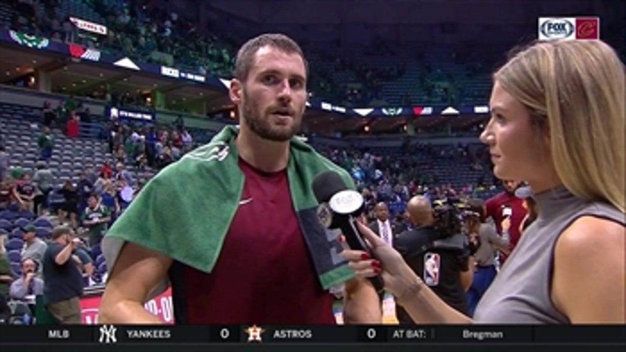 Kevin Love tells Allie Clifton what clicked for Cavs in second half