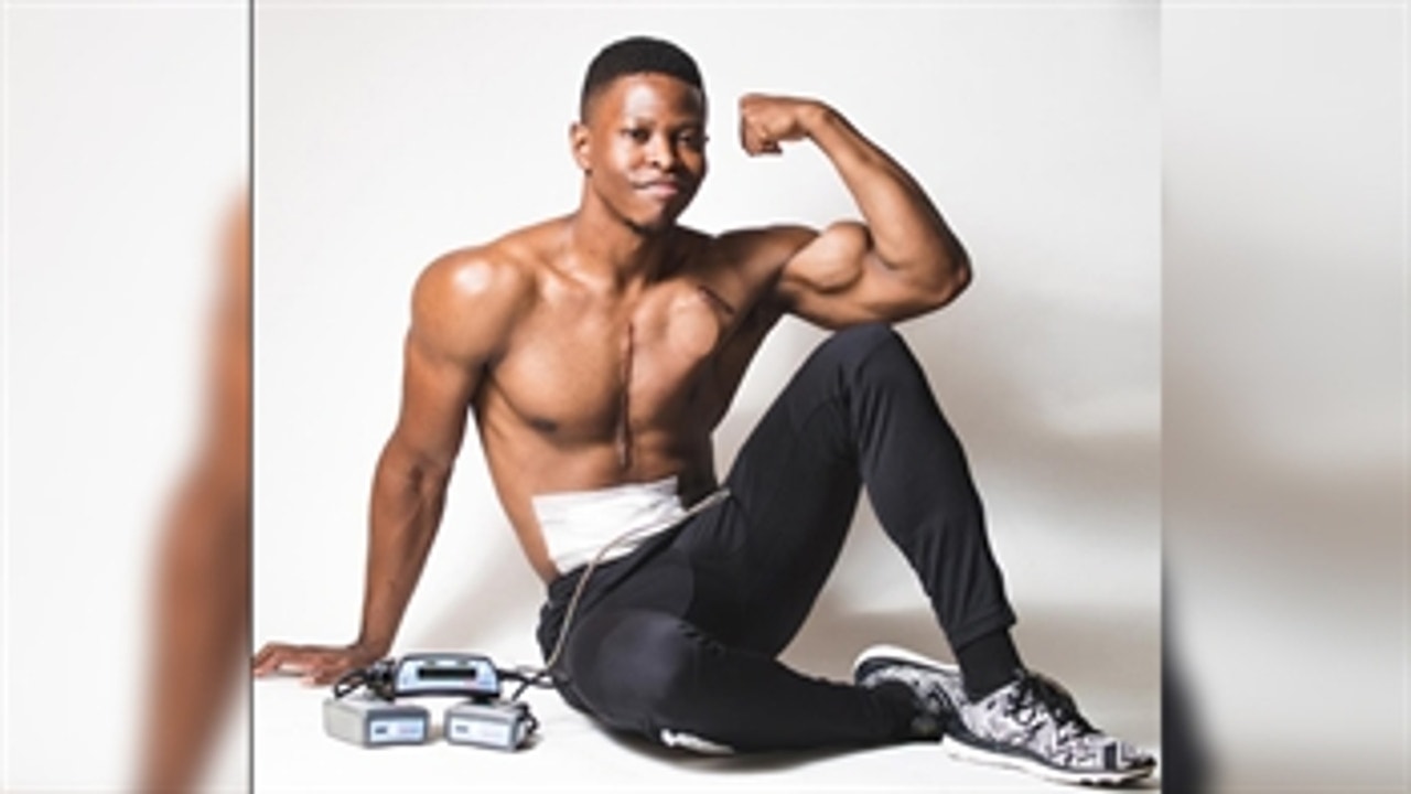 Having an artificial heart doesn't stop this fitness model