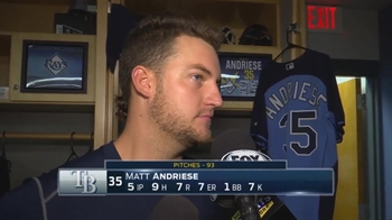 Matt Andriese: I need to be able to stop the bleeding