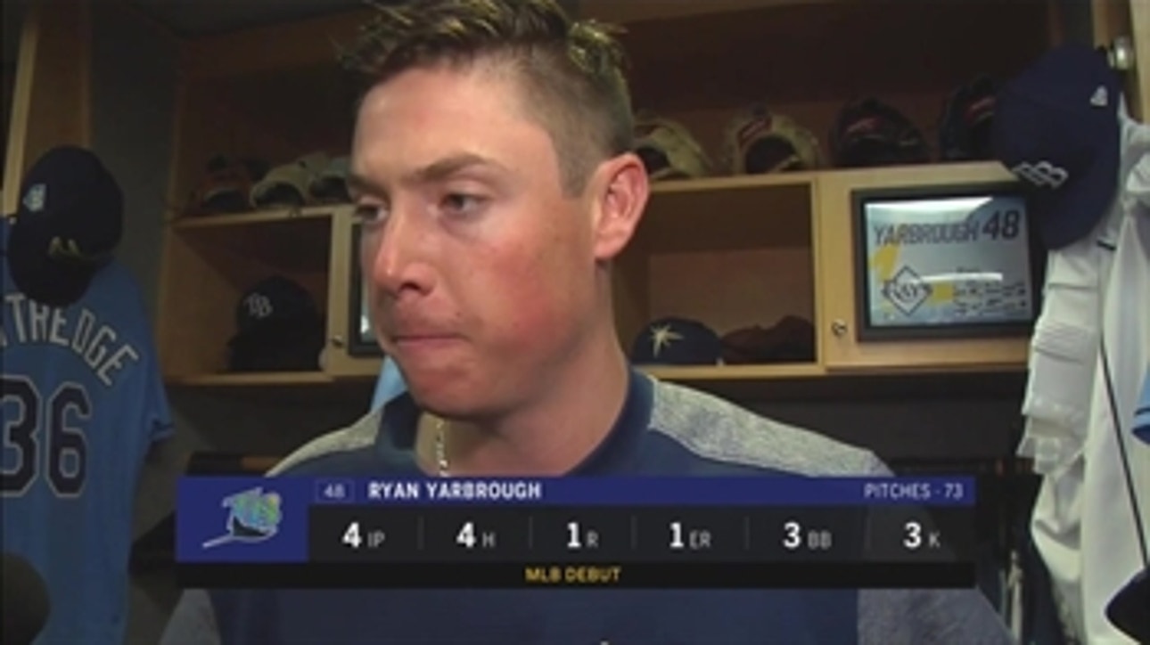 Rays reliever Ryan Yarbrough on making MLB debut